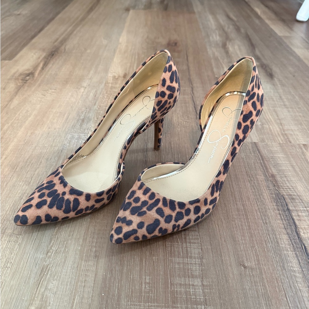 Jessica Simpson Leopard Heels